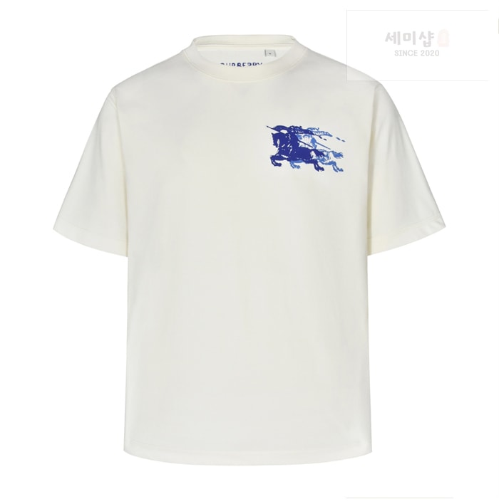 Burberry 버버리 스크린 프린트 EKD 코튼 티셔츠 의류 4번 이미지