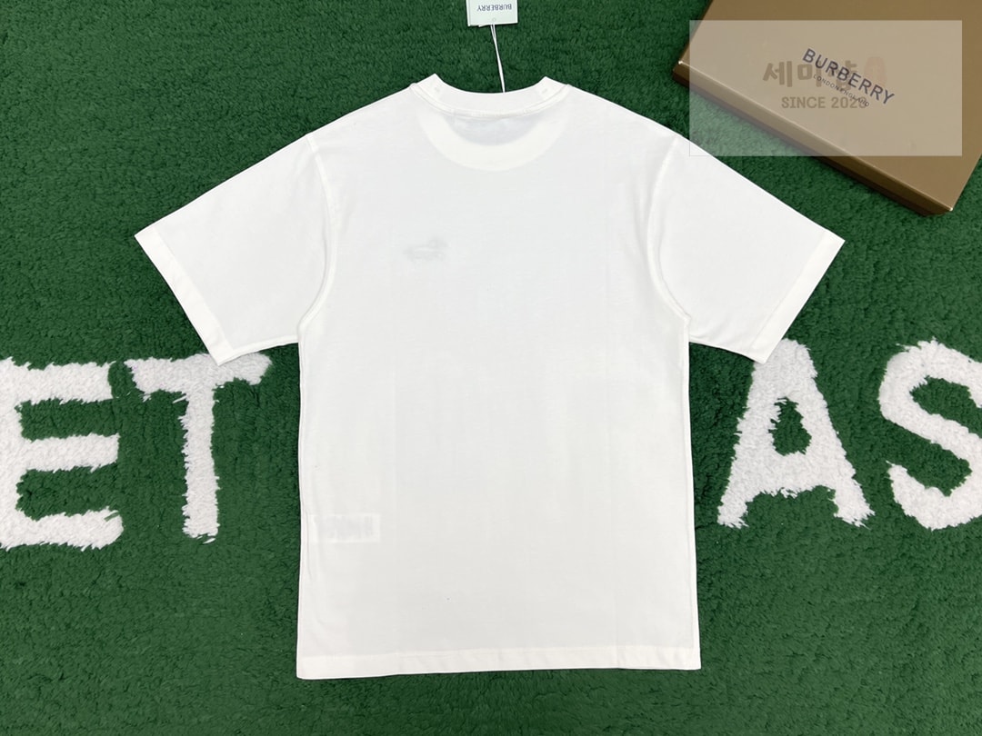 Burberry 버버리 아카이브 덕 로고 자수 반팔 티셔츠 “2COLOR” NO.1 의류 13번 이미지