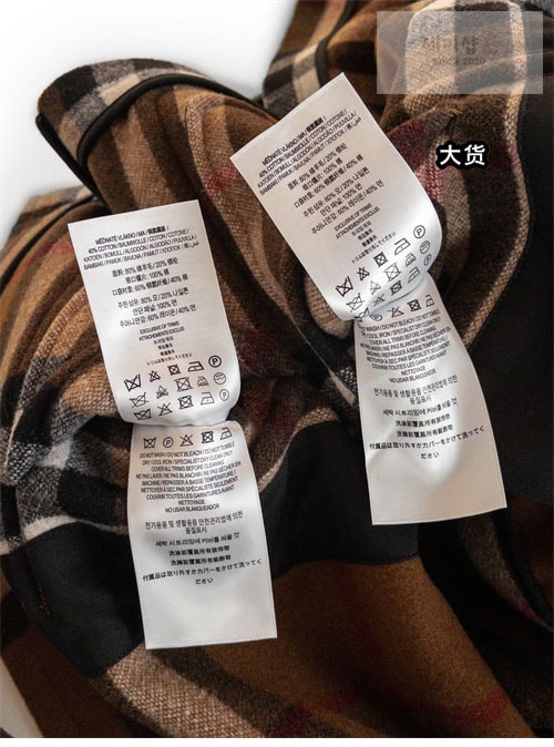 Burberry 버버리 체크 더플 코트 의류 19번 이미지