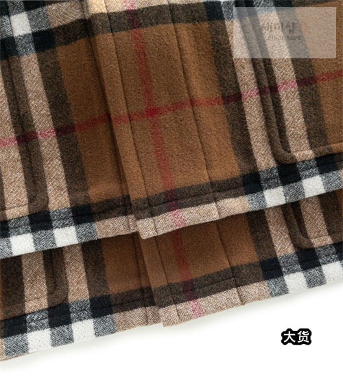 Burberry 버버리 체크 더플 코트 의류 20번 이미지