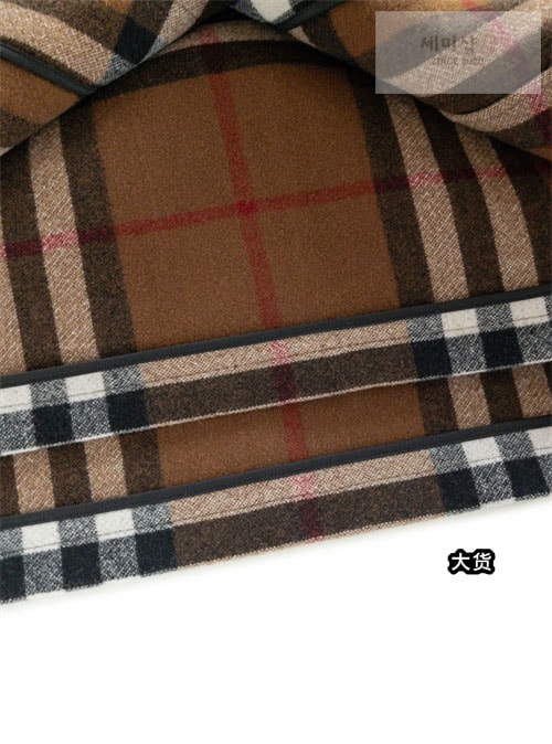 Burberry 버버리 체크 더플 코트 의류 21번 이미지