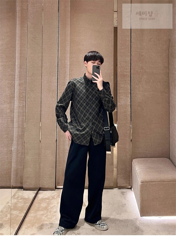 Burberry 버버리 체크 코튼 셔츠 의류 16번 이미지