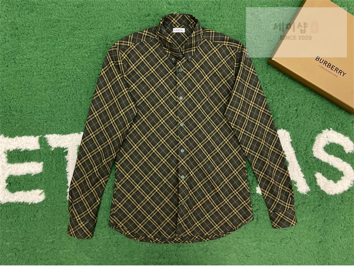 Burberry 버버리 체크 코튼 셔츠 의류 6번 이미지