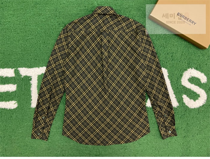 Burberry 버버리 체크 코튼 셔츠 의류 7번 이미지