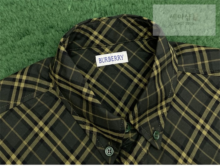 Burberry 버버리 체크 코튼 셔츠 의류 9번 이미지