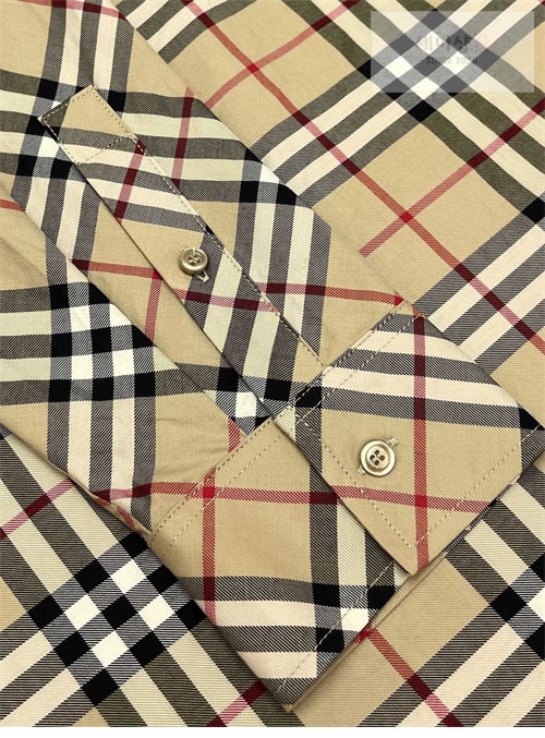 Burberry 버버리 체크 코튼 셔츠 의류 6번 이미지