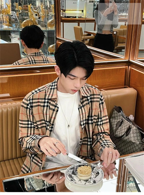 Burberry 버버리 체크 코튼 셔츠 의류 26번 이미지