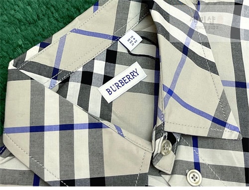 Burberry 버버리 체크 코튼 셔츠 의류 15번 이미지