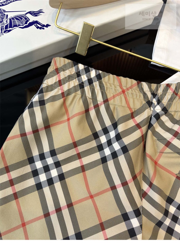 Burberry 버버리 체크 트윌 드로스트링 숏 팬츠 1# 의류 7번 이미지