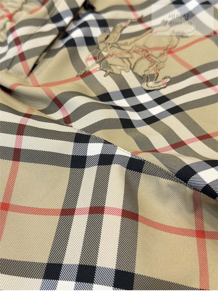 Burberry 버버리 체크 트윌 드로스트링 숏 팬츠 1# 의류 9번 이미지