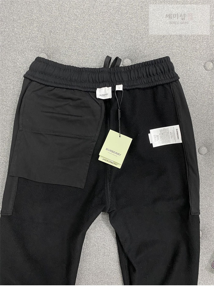 Burberry 버버리 체크 패널 코튼 조깅 팬츠 의류 14번 이미지