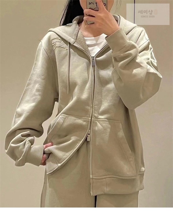 Burberry 버버리 코튼 집업 후드 의류 34번 이미지