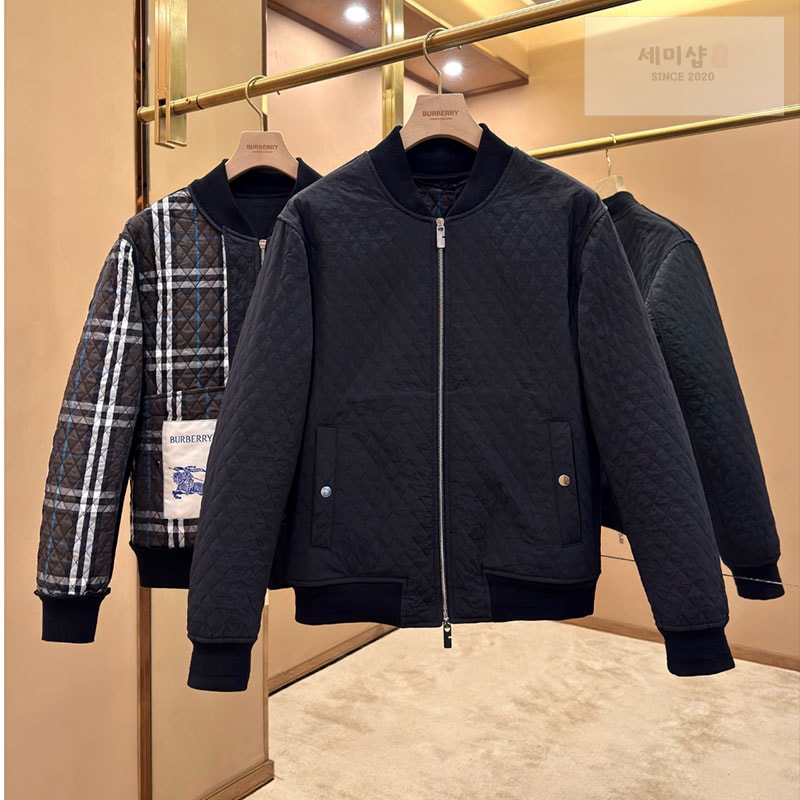 Burberry 버버리 퀼팅 나일론 봄버 자켓 의류 1번 이미지