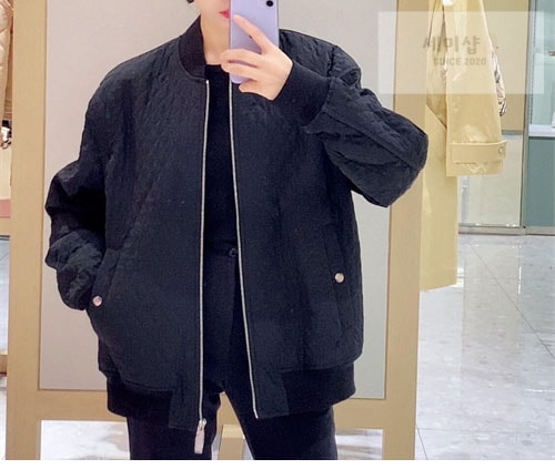 Burberry 버버리 퀼팅 나일론 봄버 자켓 의류 3번 이미지