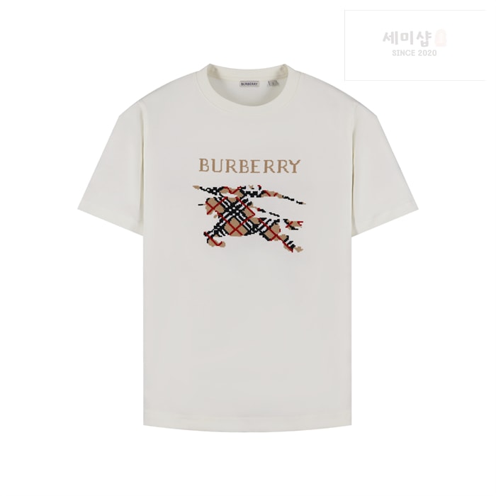 Burberry 버버리 크로스 스티치 EKD 코튼 티셔츠 레플리카 4번 이미지 - 의류 | 세미샵 레플리카 사이트