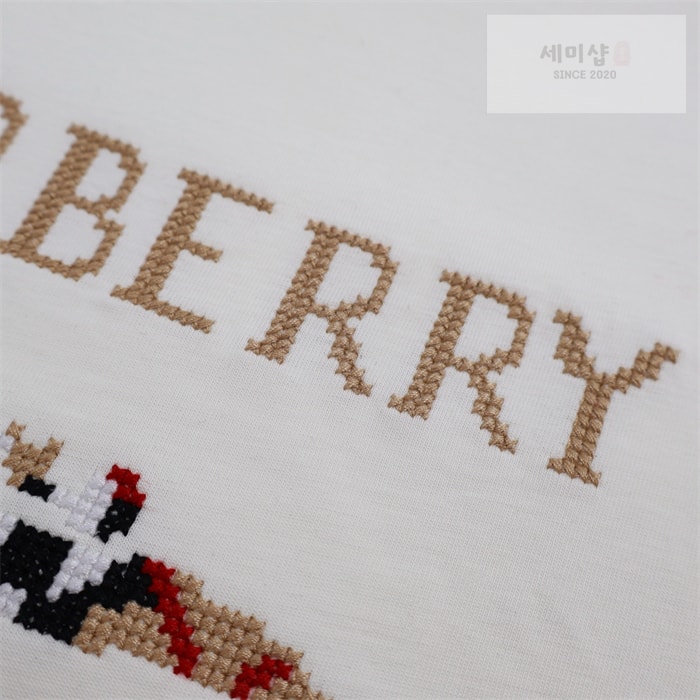 Burberry 버버리 크로스 스티치 EKD 코튼 티셔츠 레플리카 10번 이미지 - 의류 | 세미샵 레플리카 사이트