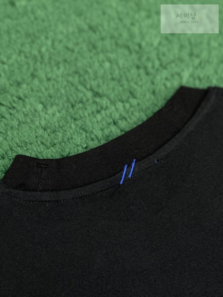 Burberry 버버리 크루넥 코튼 반팔 티셔츠 “2 COLOR” BLACK 의류 7번 이미지