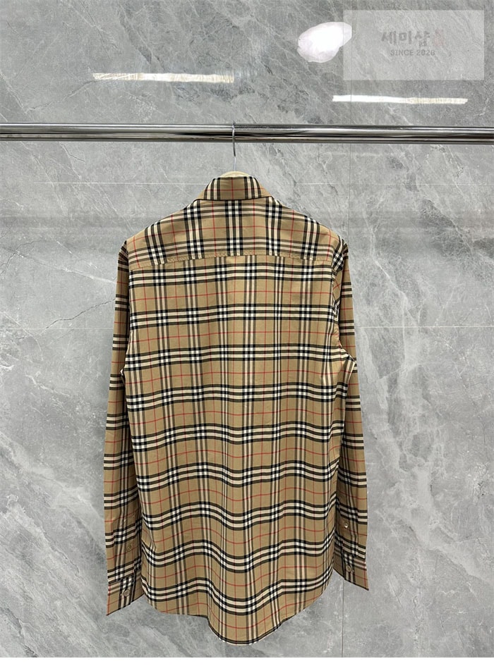 Burberry 버버리 클래식 체크 코튼 포플린 셔츠 레플리카 19번 이미지 - 의류 | 세미샵 레플리카 사이트