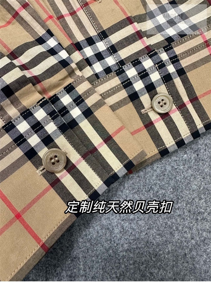 Burberry 버버리 클래식 체크 코튼 포플린 셔츠 레플리카 21번 이미지 - 의류 | 세미샵 레플리카 사이트