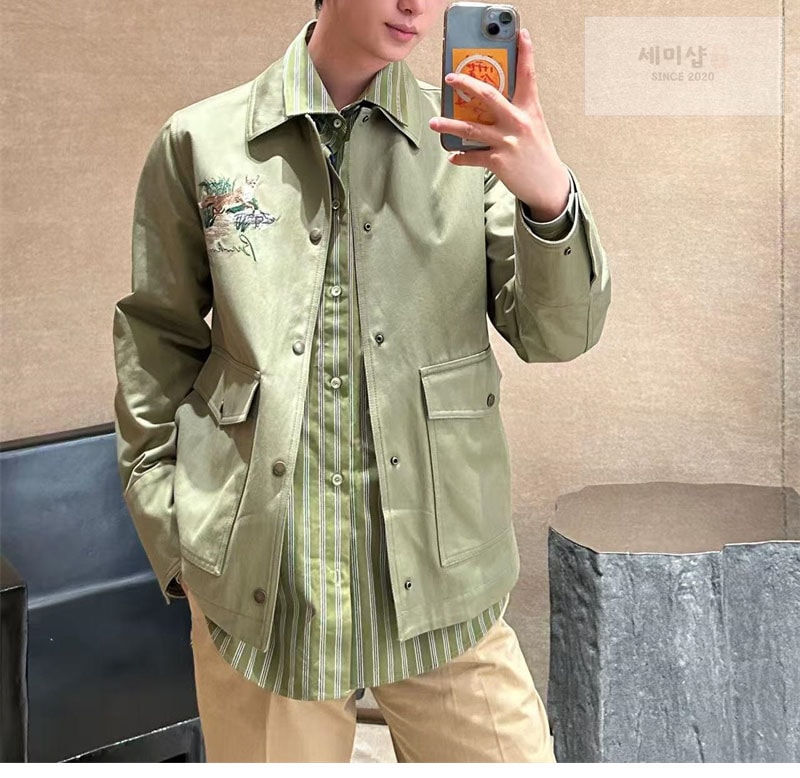 Burberry 버버리 폭스 개버딘 자켓 의류 5번 이미지