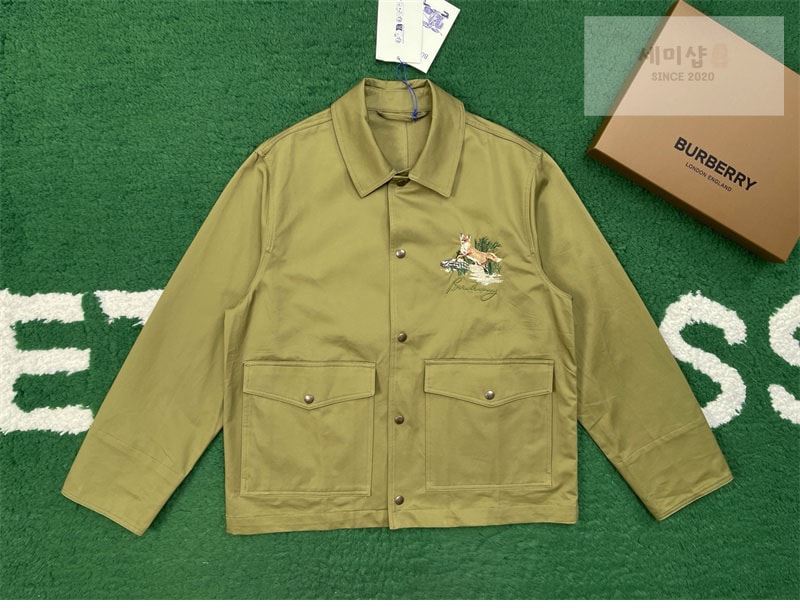 Burberry 버버리 폭스 개버딘 자켓 의류 7번 이미지