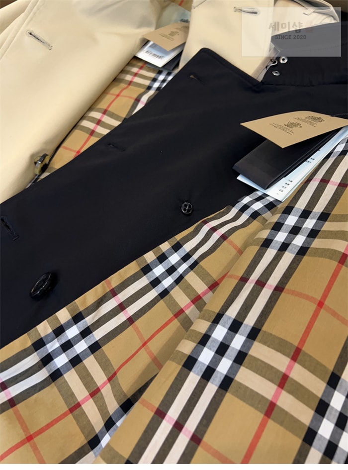 Burberry 버버리 해리티지 여성용 뉴 켄징턴 트렌치코트 블랙 의류 20번 이미지