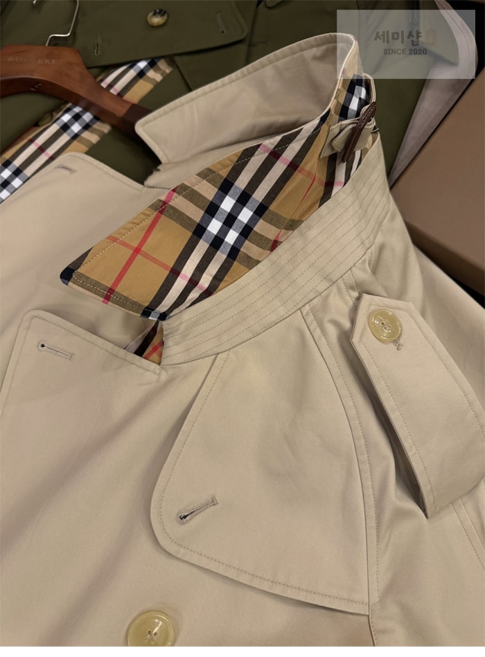 Burberry 버버리 해리티지 여성용 롱 뉴 웨스트민스터 트렌치 코트 베이지 레플리카 9번 이미지 - 의류 | 세미샵 레플리카 사이트