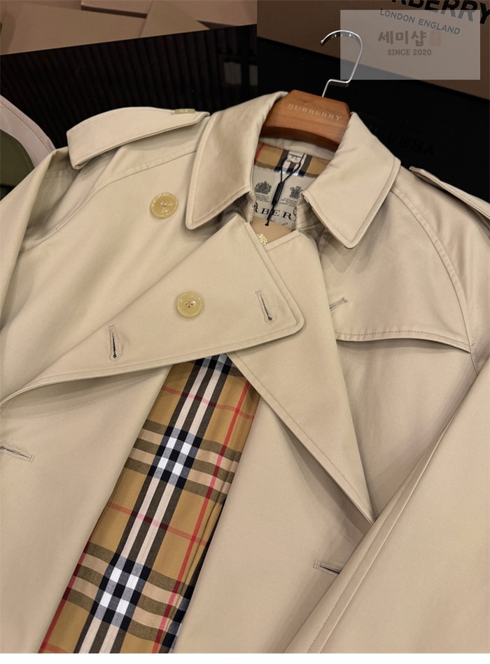 Burberry 버버리 해리티지 여성용 롱 뉴 웨스트민스터 트렌치 코트 베이지 레플리카 20번 이미지 - 의류 | 세미샵 레플리카 사이트