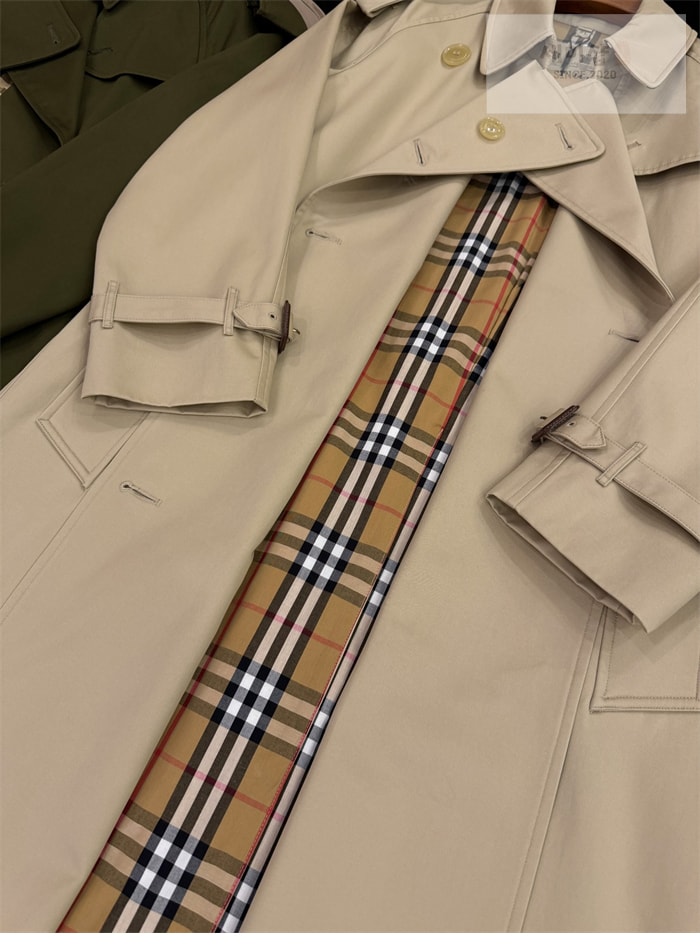 Burberry 버버리 해리티지 여성용 롱 뉴 웨스트민스터 트렌치 코트 베이지 레플리카 21번 이미지 - 의류 | 세미샵 레플리카 사이트