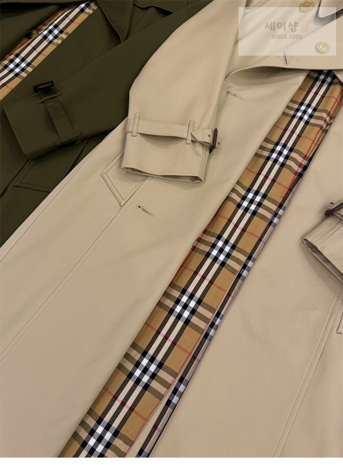 Burberry 버버리 해리티지 여성용 롱 뉴 웨스트민스터 트렌치 코트 베이지 레플리카 22번 이미지 - 의류 | 세미샵 레플리카 사이트