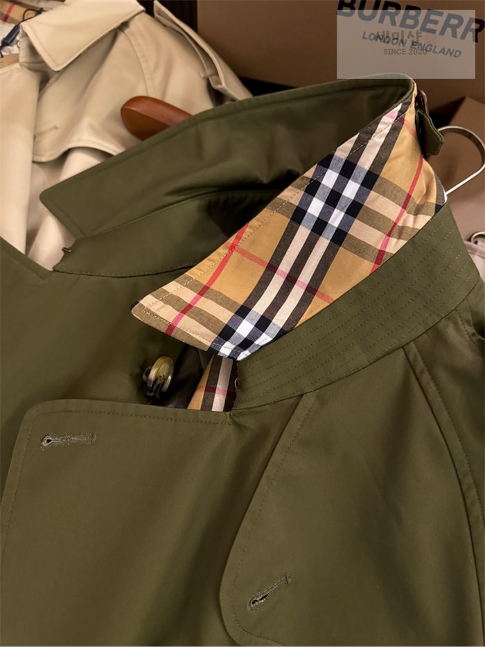 Burberry 버버리 해리티지 여성용 롱 뉴 웨스트민스터 트렌치 코트 카키 의류 11번 이미지