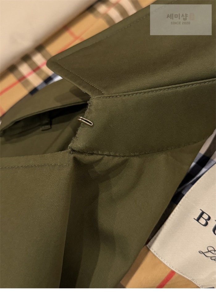 Burberry 버버리 해리티지 여성용 롱 뉴 웨스트민스터 트렌치 코트 카키 의류 24번 이미지