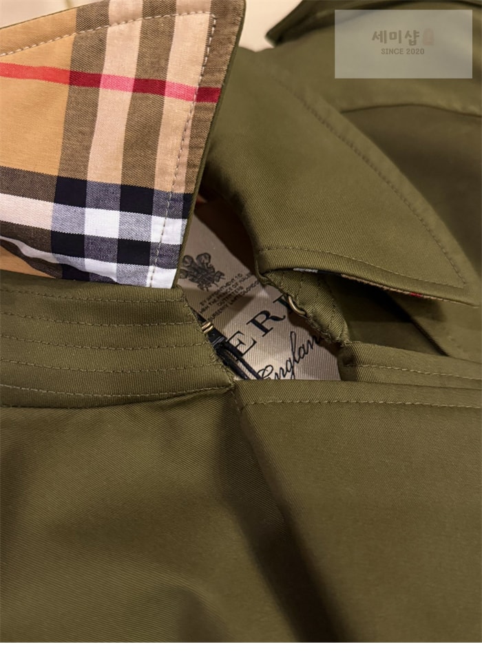 Burberry 버버리 해리티지 여성용 롱 뉴 웨스트민스터 트렌치 코트 카키 의류 12번 이미지