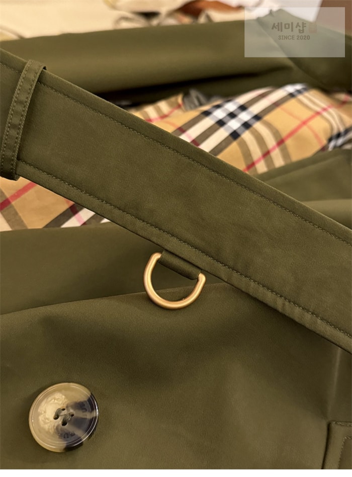 Burberry 버버리 해리티지 여성용 롱 뉴 웨스트민스터 트렌치 코트 카키 의류 13번 이미지