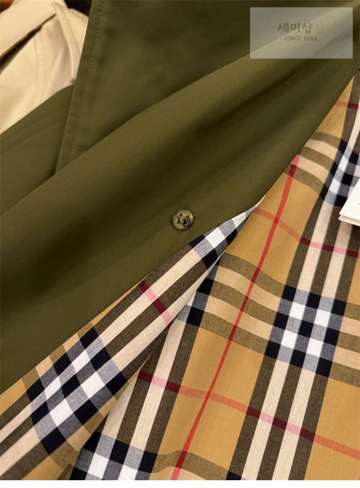 Burberry 버버리 해리티지 여성용 롱 뉴 웨스트민스터 트렌치 코트 카키 의류 14번 이미지