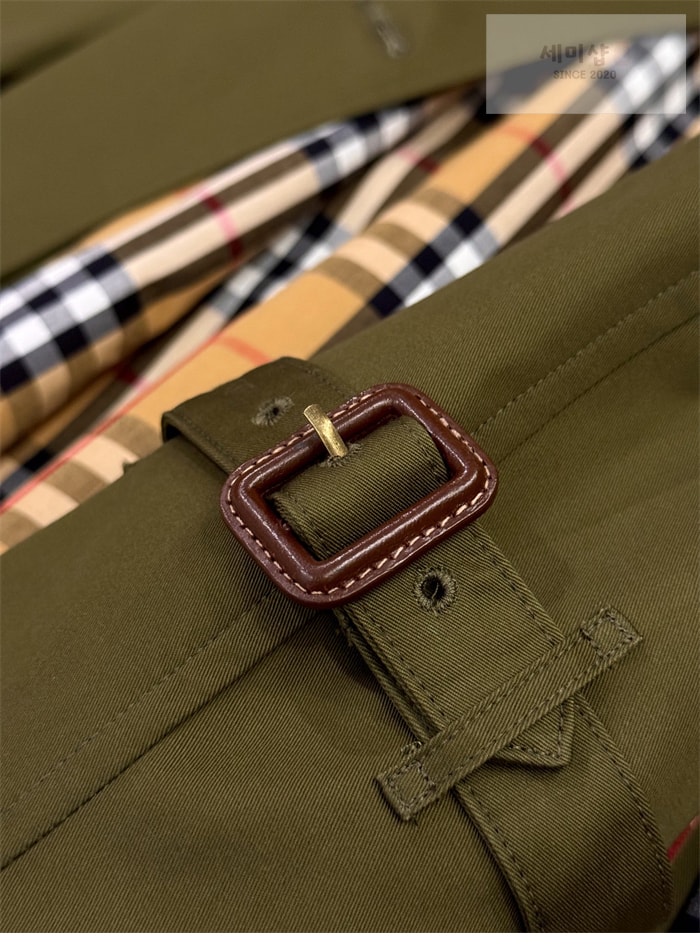 Burberry 버버리 해리티지 여성용 롱 뉴 웨스트민스터 트렌치 코트 카키 의류 23번 이미지