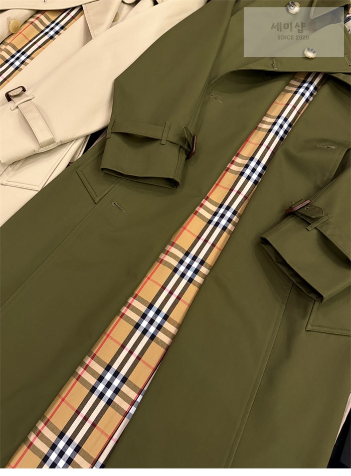 Burberry 버버리 해리티지 여성용 롱 뉴 웨스트민스터 트렌치 코트 카키 의류 18번 이미지