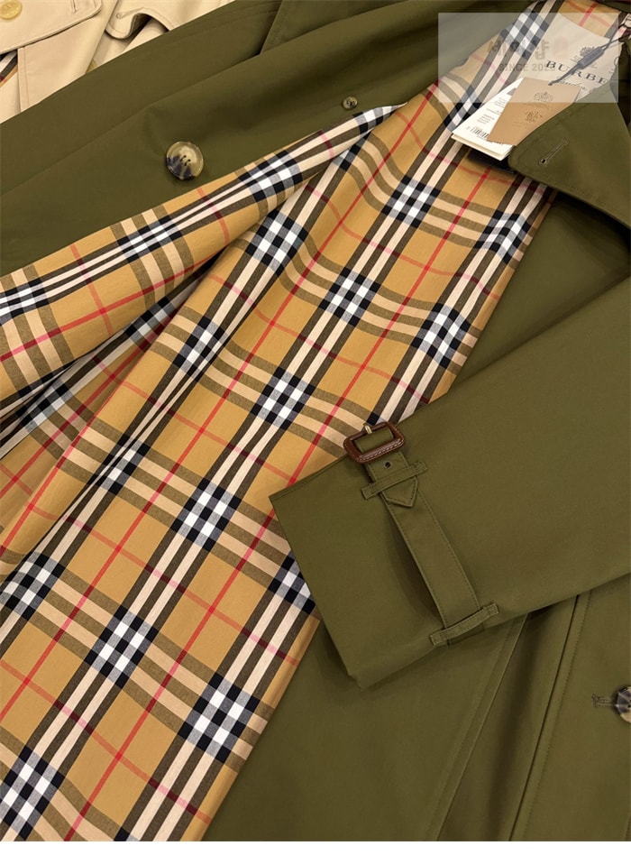 Burberry 버버리 해리티지 여성용 롱 뉴 웨스트민스터 트렌치 코트 카키 의류 19번 이미지