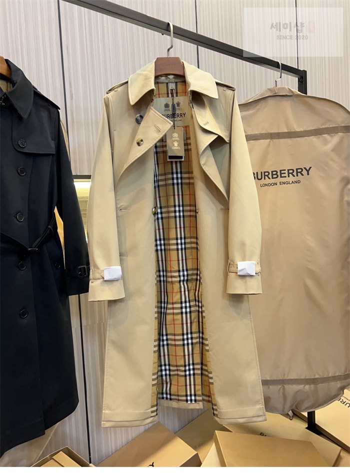 Burberry 버버리 해리티지 여성용 롱 뉴 켄징턴 베이지 의류 23번 이미지