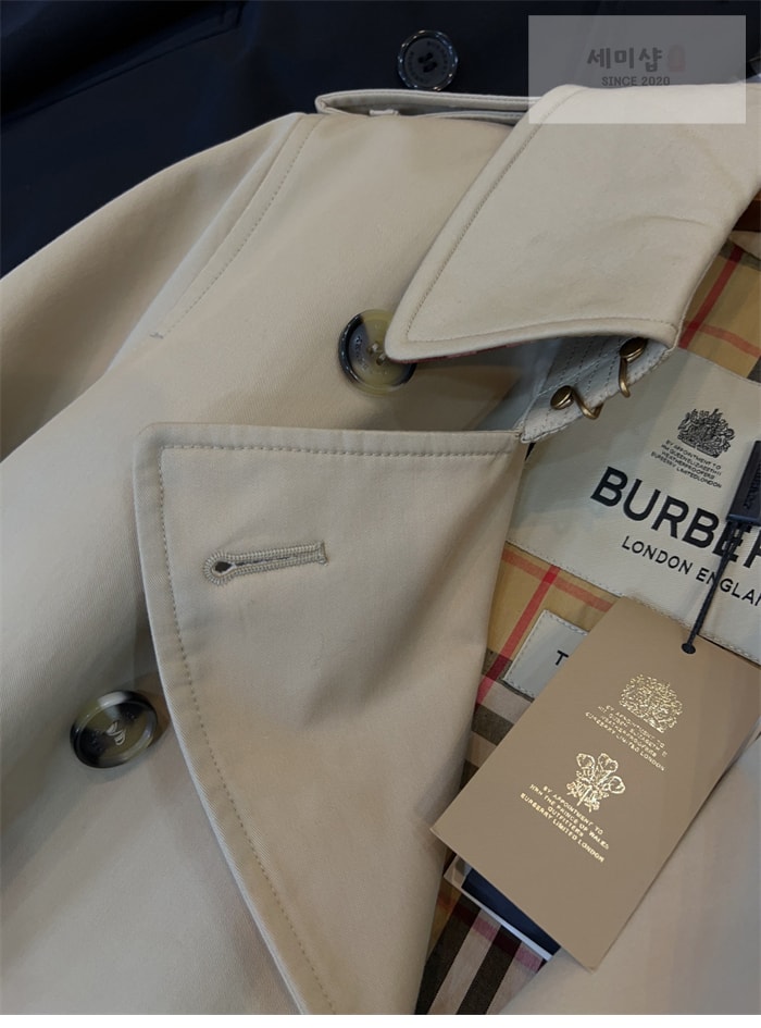 Burberry 버버리 해리티지 여성용 롱 뉴 켄징턴 베이지 의류 15번 이미지