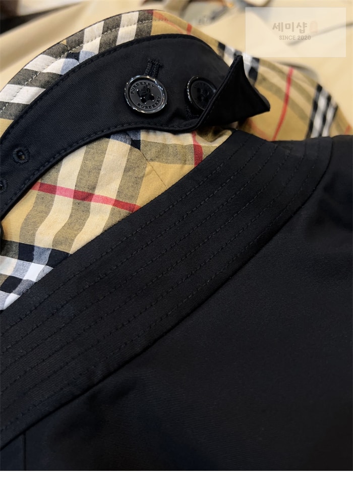 Burberry 버버리 해리티지 여성용 롱 뉴 켄징턴 블랙 의류 14번 이미지