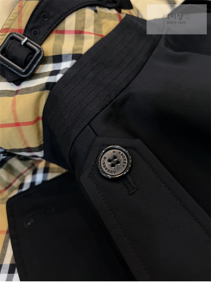 Burberry 버버리 해리티지 여성용 롱 뉴 켄징턴 블랙 의류 23번 이미지