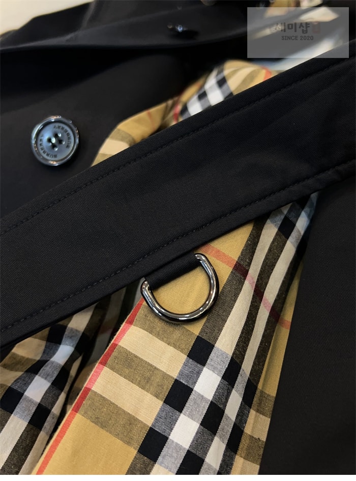 Burberry 버버리 해리티지 여성용 롱 뉴 켄징턴 블랙 의류 21번 이미지