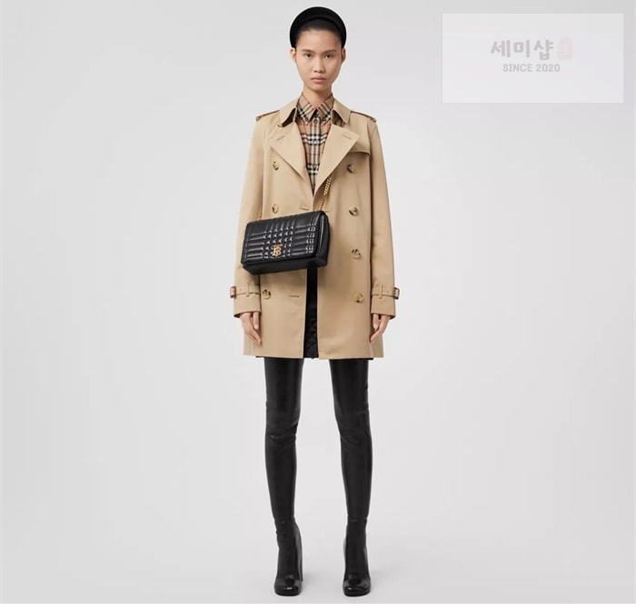 Burberry 버버리 해리티지 여성용 숏 켄징턴 트렌치코트 베이지 의류 3번 이미지