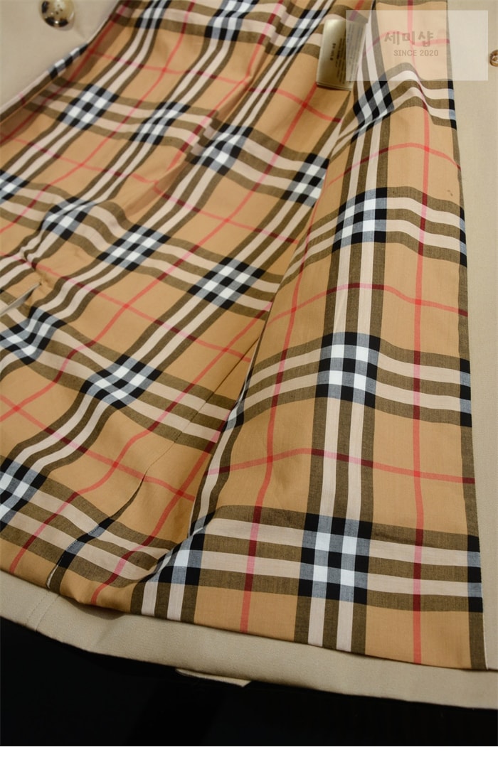 Burberry 버버리 해리티지 여성용 숏 켄징턴 트렌치코트 베이지 의류 24번 이미지