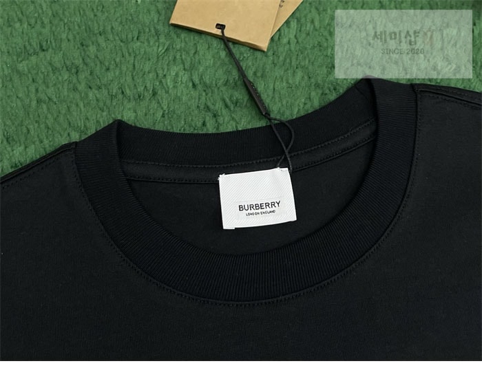 Burberry 버버리 호스페리 프린팅 코튼 티셔츠 블랙 의류 23번 이미지