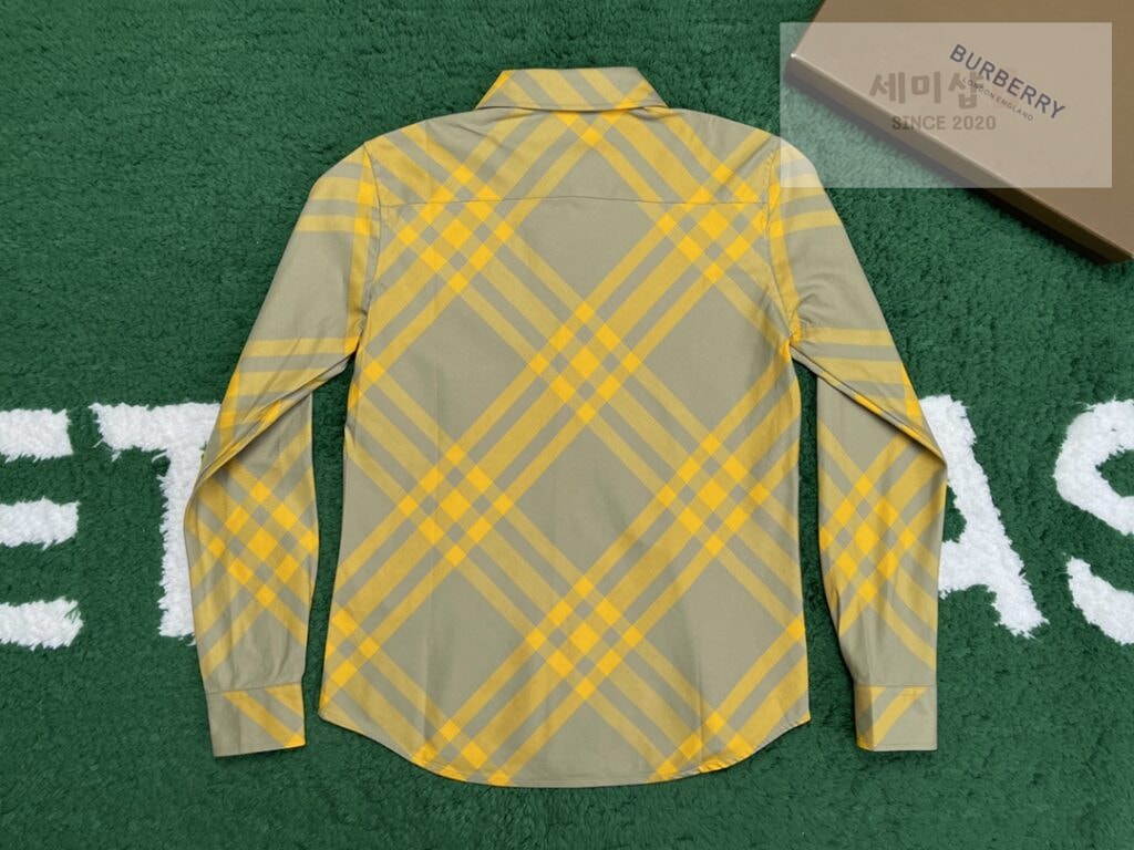 Burberry 버버리 23FW 체크 코튼 긴팔 셔츠 의류 11번 이미지
