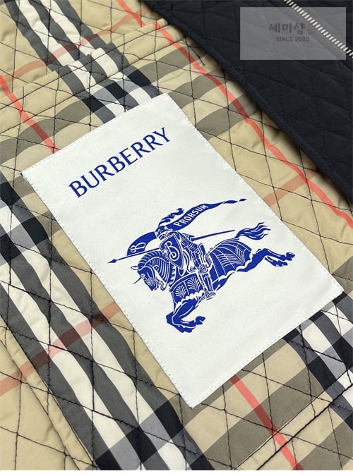 Burberry 버버리 24FW 체크 후드 퀼티드 나일론 자켓 의류 6번 이미지