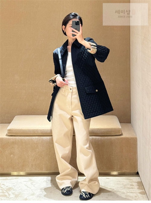 Burberry 버버리 24FW 체크 후드 퀼티드 나일론 자켓 의류 15번 이미지