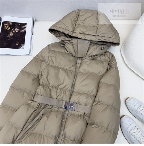 Burberry 버버리 24SS 벨티드 롱 다운 패딩 의류 2번 이미지